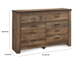 Trinell 6-Drawer Dresser 9 Trinell 6-Drawer Dresser -Chic Furniture Store 810337767 9