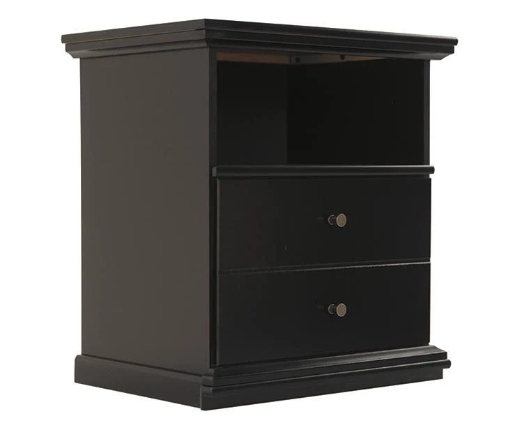 Maribel Black Nightstand 5 Maribel Black Nightstand - Image 3