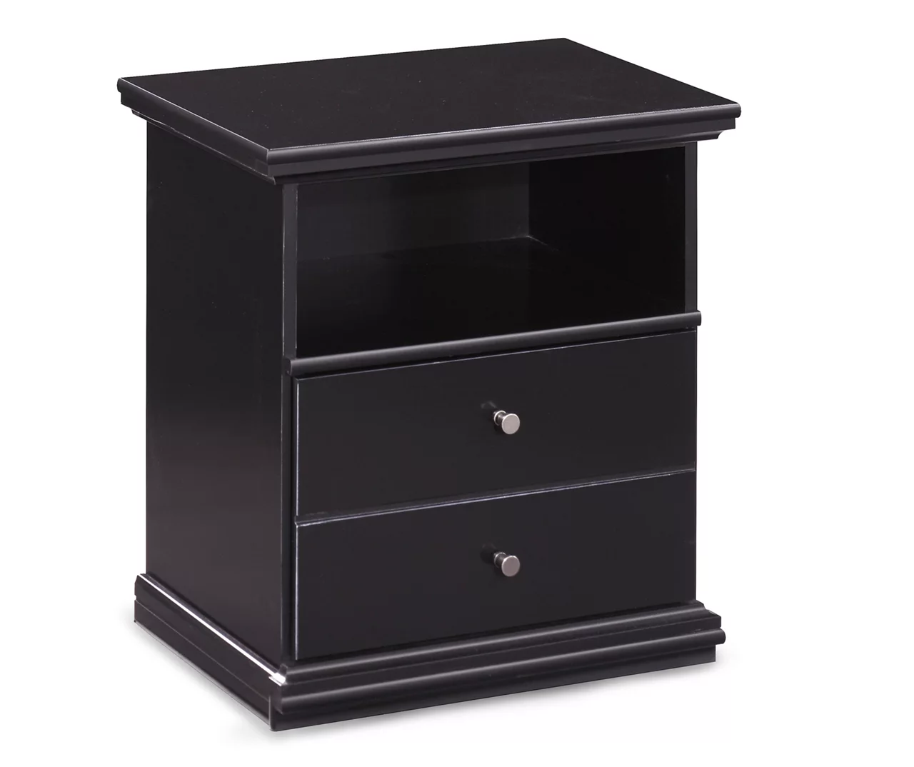 Maribel Black Nightstand 3 Maribel Black Nightstand