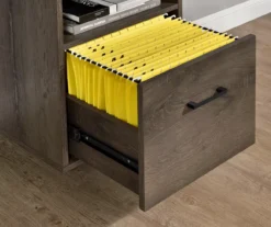 Distressed Brown Oak Desk -Chic Furniture Store 810369306 3