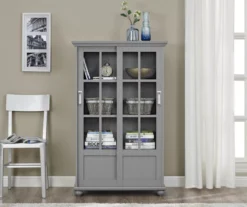 Ameriwood Glass Door 4-Shelf Bookcases -Chic Furniture Store 810369313