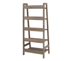 Margo Gray 5-Shelf Ladder Bookcase 15 Margo Gray 5-Shelf Ladder Bookcase -Chic Furniture Store 810386286 A2