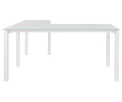 Baraga White L-Shaped Corner Desk -Chic Furniture Store 810389269 4