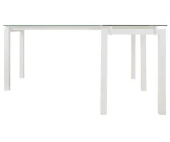 Baraga White L-Shaped Corner Desk -Chic Furniture Store 810389269 7
