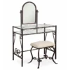 Heather Metal Adjustable Mirror Vanity Set With Stool -Chic Furniture Store 810389409 1
