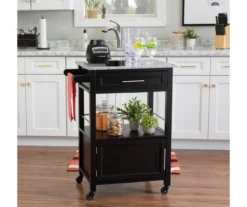 Ree Black Granite Top Kitchen Cart With Storage -Chic Furniture Store 810389519 A0 4