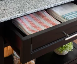 Ree Black Granite Top Kitchen Cart With Storage -Chic Furniture Store 810389519 A8 8