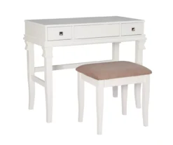 Martha Mirror Vanity Set With Stool -Chic Furniture Store 810389524 A0 2