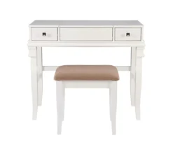 Martha Mirror Vanity Set With Stool -Chic Furniture Store 810389524 A0 3