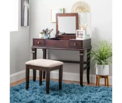Martha Mirror Vanity Set With Stool -Chic Furniture Store 810389525 B0 11