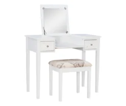 Butterfly Mirror Vanity Set With Stool -Chic Furniture Store 810389543 A0 3