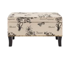 Claudia Botanical Storage Ottoman -Chic Furniture Store 810389625 A0 2