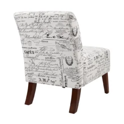 Shelby Script Armless Accent Chair -Chic Furniture Store 810389655 3 1