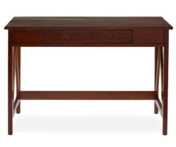 Rockford Antique Tobacco Writing Desk -Chic Furniture Store 810389677 2