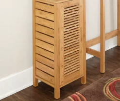 Pierce Bamboo Single Door Floor Cabinet -Chic Furniture Store 810389686 3