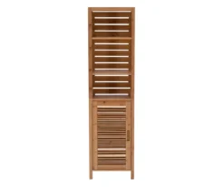 Pierce Bamboo 3-Shelf Tall Cabinet -Chic Furniture Store 810389688 A0 2