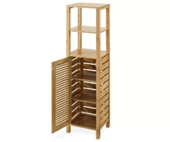 Pierce Bamboo 5-Shelf Mid Cabinet -Chic Furniture Store 810389690 2