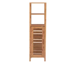 Pierce Bamboo 5-Shelf Mid Cabinet -Chic Furniture Store 810389690 A0 2