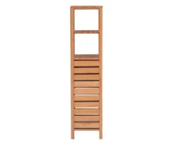 Pierce Bamboo 5-Shelf Mid Cabinet -Chic Furniture Store 810389690 A1 1
