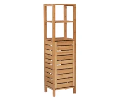 Pierce Bamboo 5-Shelf Mid Cabinet -Chic Furniture Store 810389690 A2 1