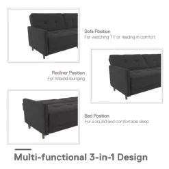 Ameriwood Avianna Coil Futon 37 Ameriwood Avianna Coil Futon -Chic Furniture Store 810405133 1