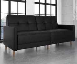 Ameriwood Avianna Faux Leather Coil Futon -Chic Furniture Store 810405140 2