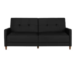 Ameriwood Avianna Faux Leather Coil Futon -Chic Furniture Store 810405140 3 1