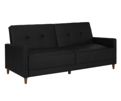 Ameriwood Avianna Faux Leather Coil Futon -Chic Furniture Store 810405140 4 1