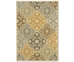 Gaines Warm White Indoor/Outdoor Area Rugs -Chic Furniture Store 810413006