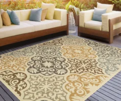 Gaines Warm White Indoor/Outdoor Area Rugs -Chic Furniture Store 810413007 7