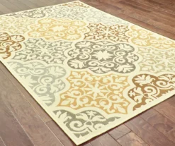 Gaines Warm White Indoor/Outdoor Area Rugs -Chic Furniture Store 810413009 3