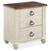 Willowton Whitewash Nightstand 1 Willowton Whitewash Nightstand -Chic Furniture Store 810422732 2