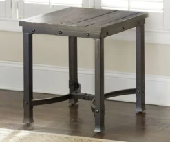 Ambrose Rustic Charcoal End Table -Chic Furniture Store 810422849 1