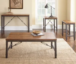 Ashford Wood & Metal End Table -Chic Furniture Store 810422850 810422851 810422924 810422925