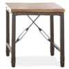 Ashford Wood & Metal End Table -Chic Furniture Store 810422851 2