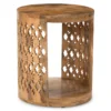 Brinley Starburst Cutout Round End Table 1 Brinley Starburst Cutout Round End Table -Chic Furniture Store 810422910 1