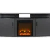 63" Gray Electric Fireplace Console 2 63" Gray Electric Fireplace Console -Chic Furniture Store 810434050 6