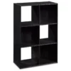 Black Oak 6-Cube Storage Organizer