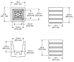 Mayne Inc. Freeport Patio Planter -Chic Furniture Store 810440490 5