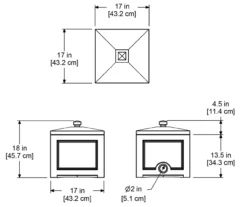 Mayne Inc. Fairfield Garden Hose Bin -Chic Furniture Store 810440520 3