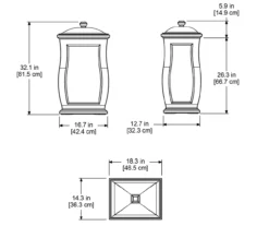 Mansfield Black Storage Bin 9 Mansfield Black Storage Bin -Chic Furniture Store 810440531 4