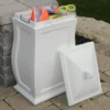 Mansfield White Storage Bin