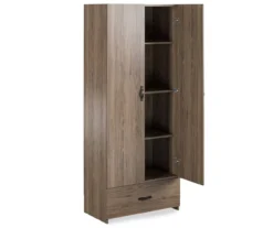 New Products 9 Salinas Rustic Oak Storage Cabinet