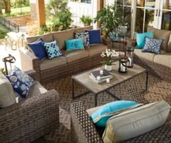 Broyhill Eagle Brooke All-Weather Wicker Cushioned Patio Sofa 27 Broyhill Eagle Brooke All-Weather Wicker Cushioned Patio Sofa -Chic Furniture Store 810452031 810452033 810452034 810452032