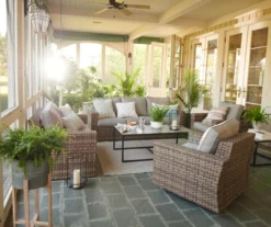 Broyhill Eagle Brooke All-Weather Wicker Cushioned Patio Sofa 28 Broyhill Eagle Brooke All-Weather Wicker Cushioned Patio Sofa -Chic Furniture Store 810452032 810452033 810496528