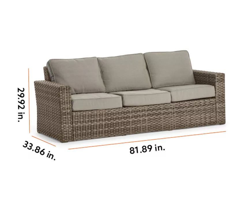 Broyhill Eagle Brooke All-Weather Wicker Cushioned Patio Sofa 12 Broyhill Eagle Brooke All-Weather Wicker Cushioned Patio Sofa - Image 10
