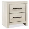 Cambeck Whitewash 2-Drawer Nightstand -Chic Furniture Store 810458216 2