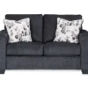 Kiara Slate Loveseat -Chic Furniture Store 810459444