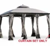 Somerset Gazebo Replacement Curtain Set -Chic Furniture Store 810461207