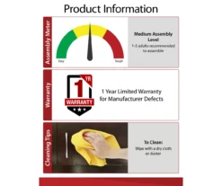 47" Grandcastle Espresso Electric Fireplace Console -Chic Furniture Store 810464966 A0 6